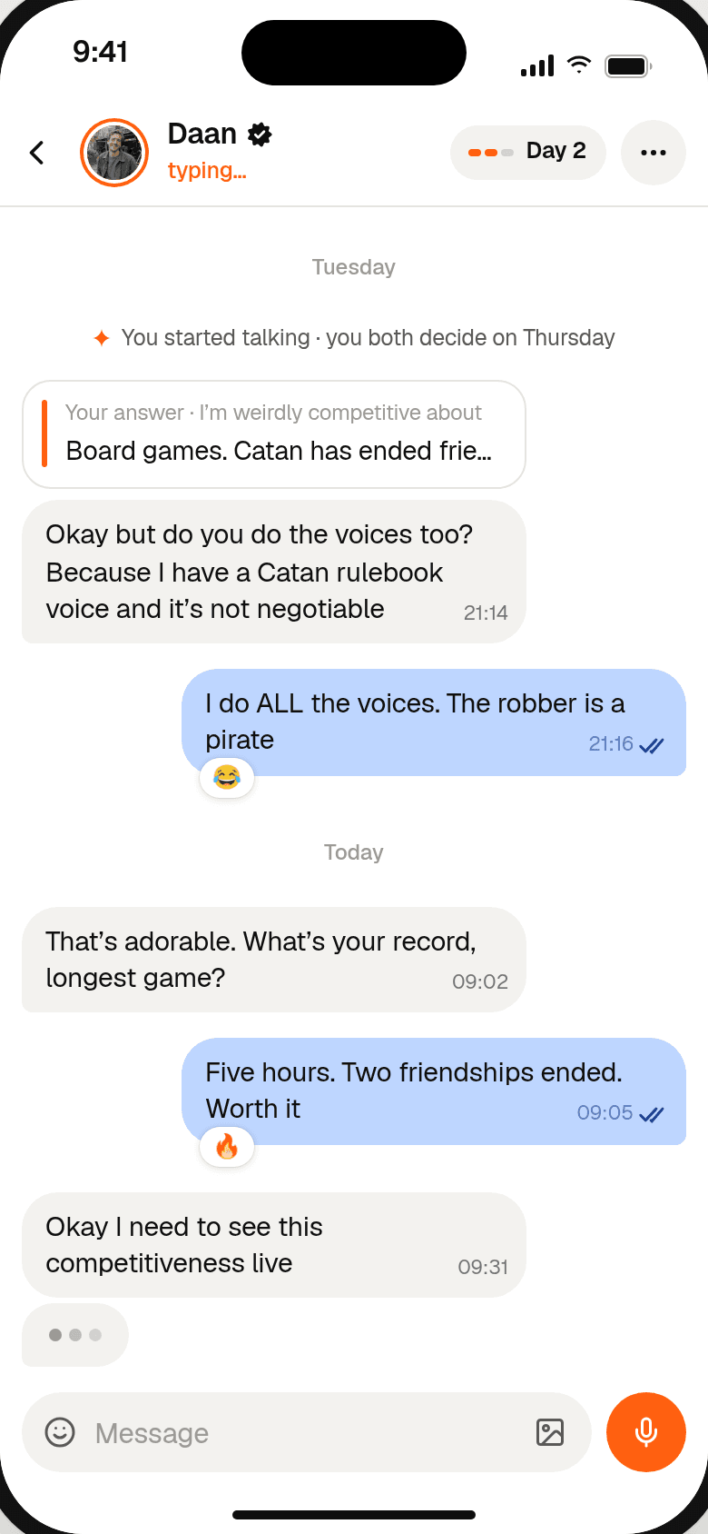 A conversation in Lately
